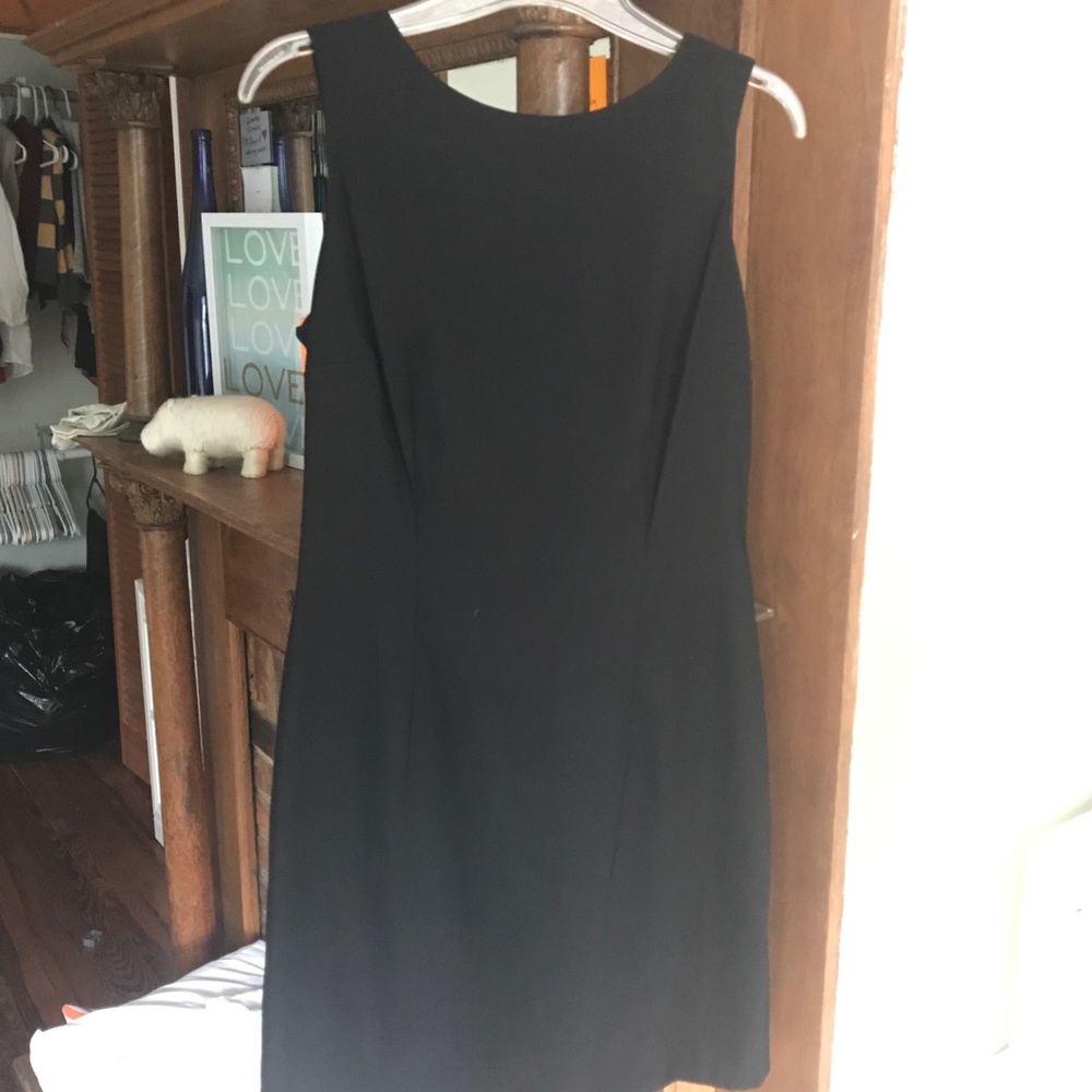Black Boatneck Dress